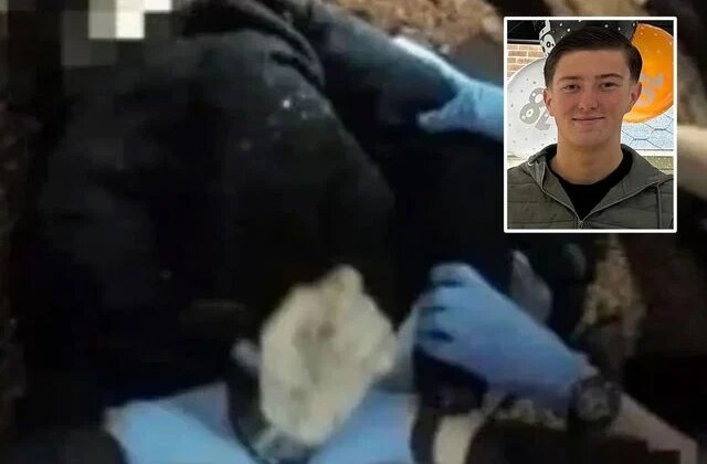 İngiltere’de polisin bıçaklanarak ağır yaralanan genci kelepçelediği anlar ortaya çıktı