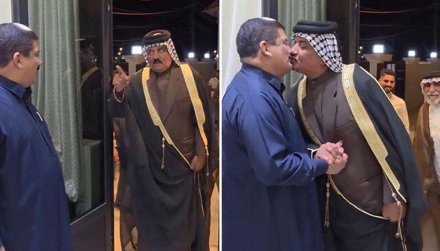 Irak’ta bir garip gelenek! Ağa, ağayı dudağından öptü