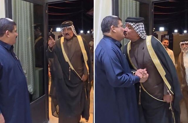 Irak’ta bir garip gelenek! Ağa, ağayı dudağından öptü