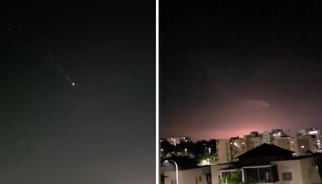 İran’ın misillemesinde bir füze Tel Aviv’e isabet etti
