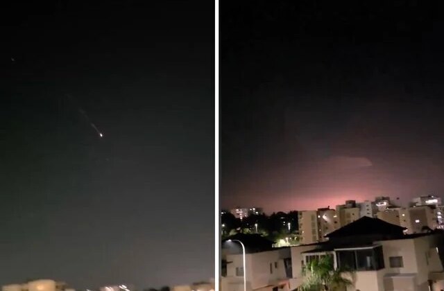 İran’ın misillemesinde bir füze Tel Aviv’e isabet etti