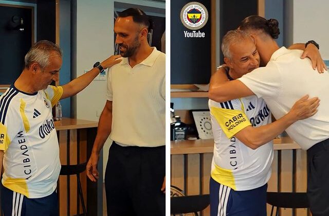 İsmail Kartal ve Vedat Muriqi arasında dikkat çeken konuşma