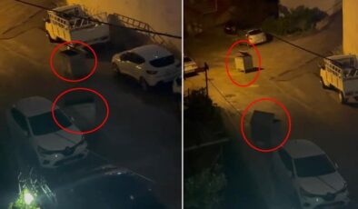 İstanbul’da gece yarısı esrarengiz görüntü