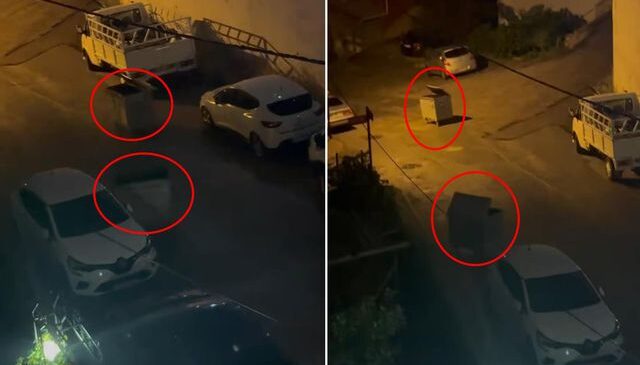 İstanbul’da gece yarısı esrarengiz görüntü