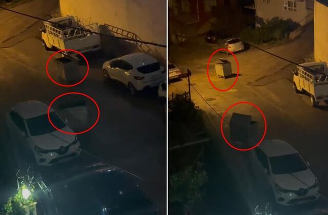 İstanbul’da gece yarısı esrarengiz görüntü