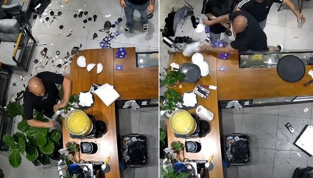 İstanbul’da gözü dönen saldırgan, kafeyi savaş alanına çevirdi