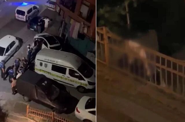İstanbul’un göbeğinde demir korkuluklara kabloyla asılı ceset bulundu