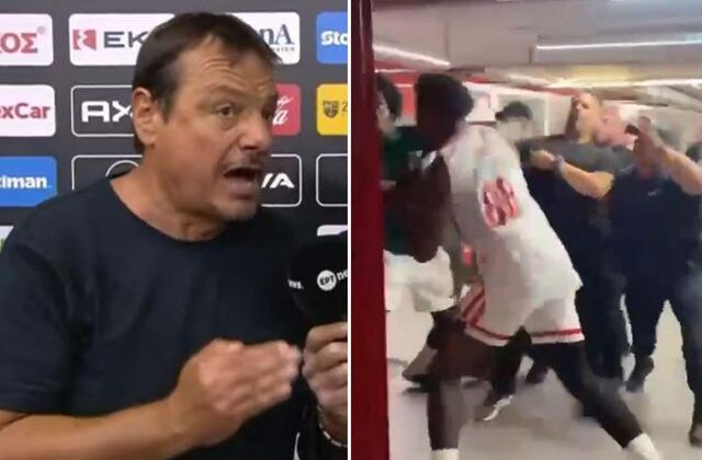 İşte Ergin Ataman’a ağzını bozduran kavganın görüntüleri