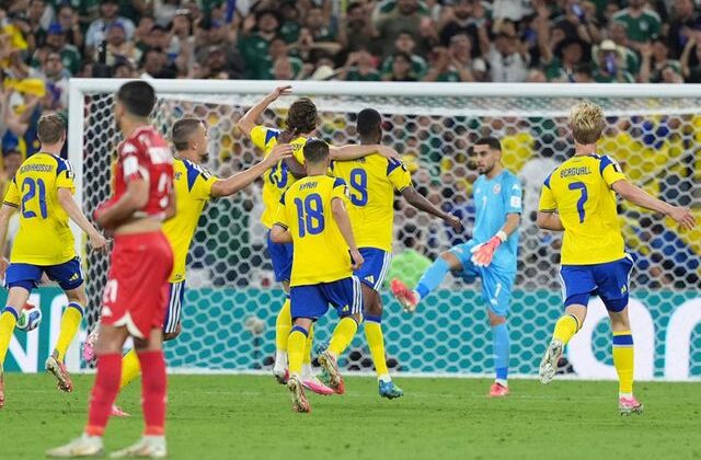 İsveç’ten Dünya Kupası’na gol şov! Tunus’u 5-1 mağlup ettiler