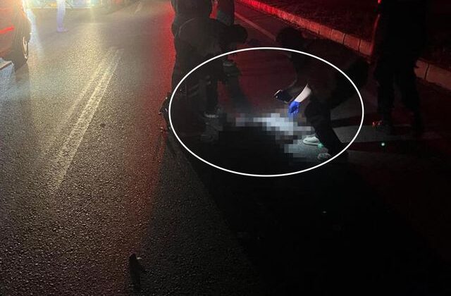 Karanlık yolda feci ölüm! Önce tır çarptı, sonra otomobil ezdi