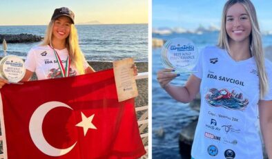İzmirli yüzücü Eda Savcıgil’den tarihi başarı