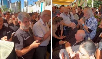 Kadir İnanır’ın cenaze töreninde İlyas Salman ile fotoğraf çektirme yarışına girdiler