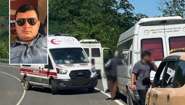 Direksiyon başında can verdi, son anlarında faciayı önledi