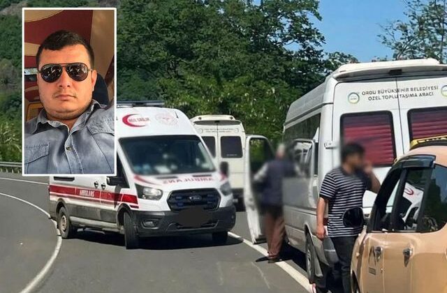 Direksiyon başında can verdi, son anlarında faciayı önledi