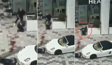 Kanada’daki silahlı saldırıda polisin bir sivili vurduğu anlar kamerada