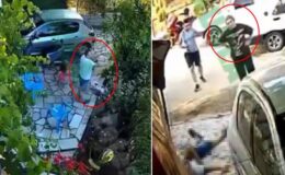 Kapı gıcırtısı cinayetinde yeni görüntü! Cesedin önünde tepki göstermeye devam etmiş