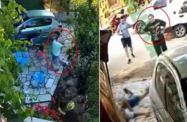 Kapı gıcırtısı cinayetinde yeni görüntü! Cesedin önünde tepki göstermeye devam etmiş