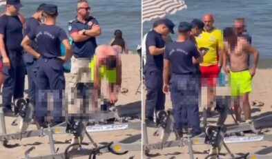 Karasu sahilinde alkol denetimi! Görüntüler kullanıcıları ikiye böldü