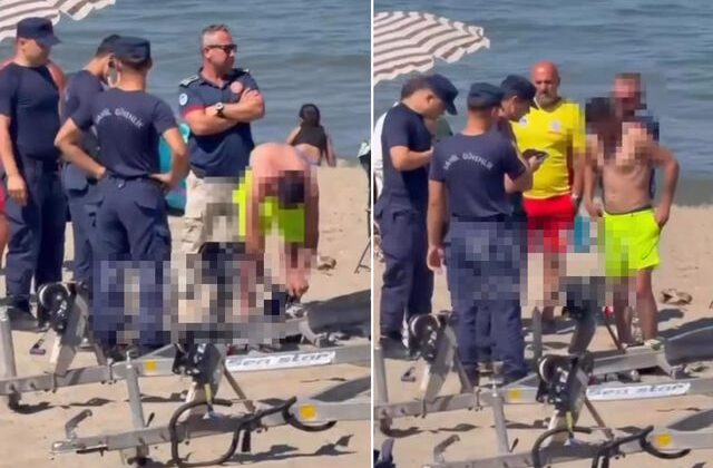 Karasu sahilinde alkol denetimi! Görüntüler kullanıcıları ikiye böldü