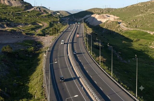 Kayseri Kuzey Çevre Yolu’nda görsel şölen: Aydınlatma direkleri leyleklerin yeni adresi oldu