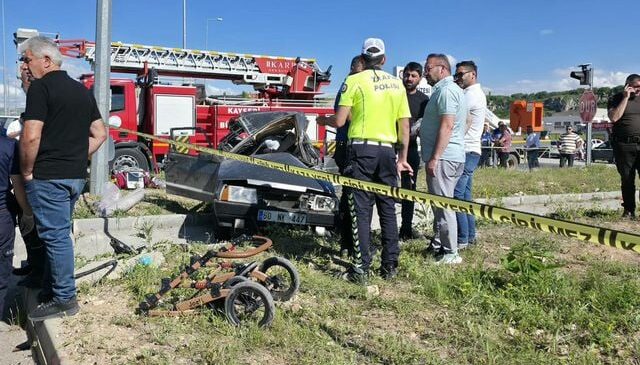 Kayseri’de iki otomobilin çarpıştığı kazada 3 kişi öldü, 5 kişi yaralandı