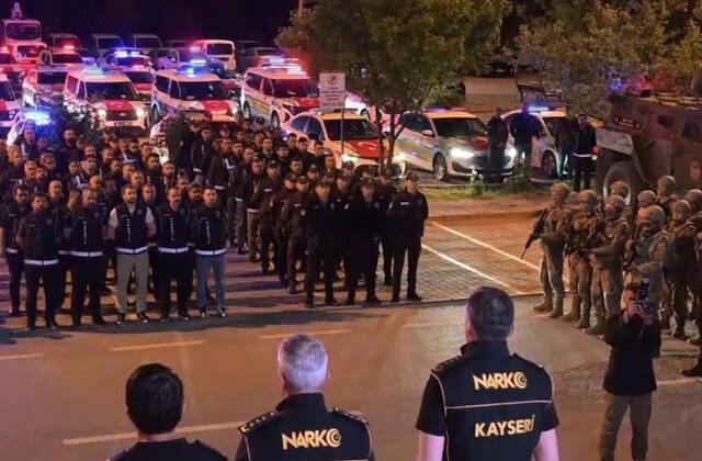 Kayseri’de Cumhuriyet tarihinin en büyük uyuşturucu operasyonu