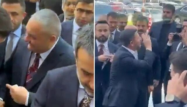 Rasim Arı ve Mesut Özarslan, AK Parti Genel Merkezi’nde