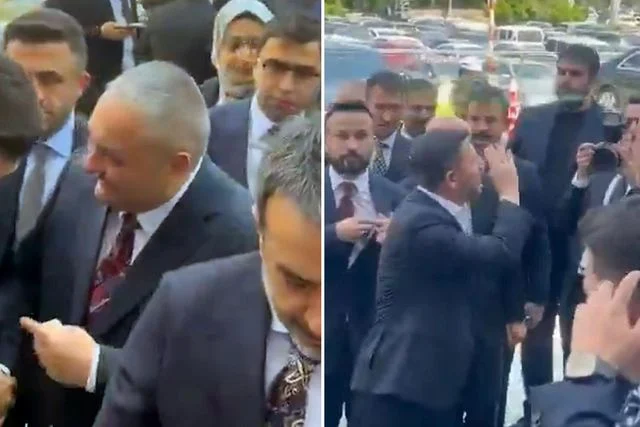 Rasim Arı ve Mesut Özarslan AKP Genel Merkezi'nde