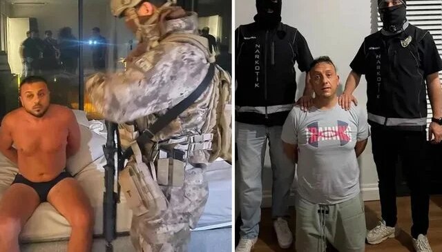 Kırmızı bülten ile aranan iki uyuşturucu baronu Türkiye’de yakalandı