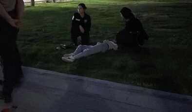 Kız çocuğu parkta baygın bulundu