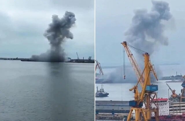 Savaşın gölgesi Karadeniz’e düştü! Limanda esrarengiz patlama