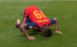 Lamine Yamal, “secdeli” gol sevinci sonrası hedef oldu