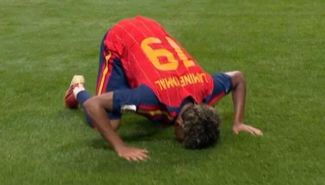 Lamine Yamal, “secdeli” gol sevinci sonrası hedef oldu