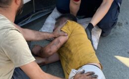 Lastik tamiri yaptığı TIR’ın körüğü patladı, ağır yaralandı