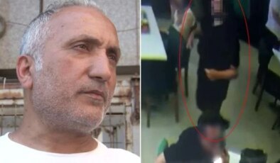 Yan masadaki fırsatçı kamerada! Yemeğini yarım bırakıp altınlarla sır oldu