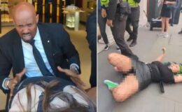 Lüks mağaza önünde ortalık karıştı! Çalışanlar neye uğradığını şaşırdı