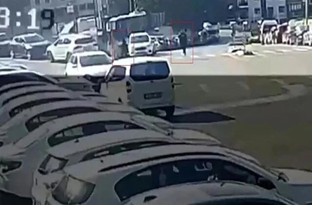 Otokoç’a silahlı saldırının yeni görüntüleri ortaya çıktı: Saldırı anını kayda almışlar
