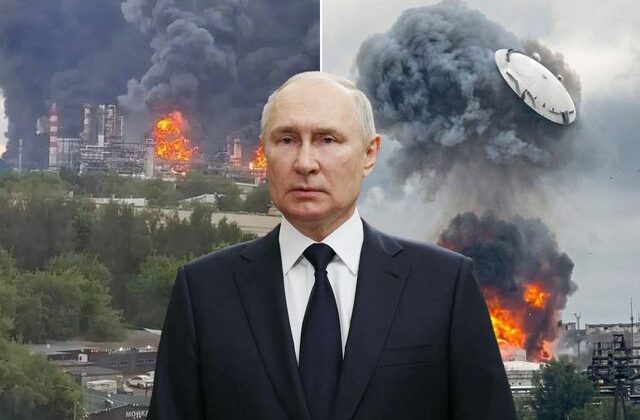 Moskova yanarken Putin bakın nerede görüntülendi