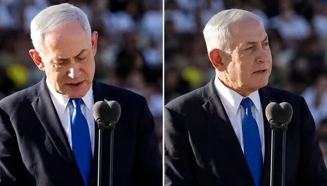 Netanyahu’nun mezuniyet törenindeki konuşması “Evine dön” sloganlarıyla kesildi