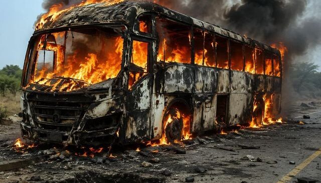 Nijerya’da yola döşenen mayının patlaması sonucu 10 kişi öldü