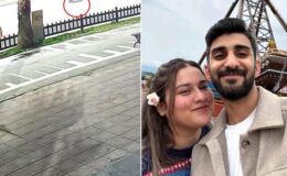 Nişanlı çiftin hayatını kaybettiği kazanın görüntüleri ortaya çıktı