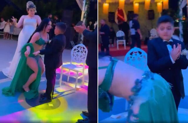Oğullarının sünnet düğününe dansöz çağırdılar, ortalık fena karıştı