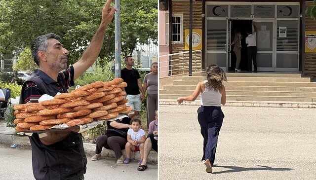 Simitçinin uyarıları yetmedi! Saniyelerle sınava giremedi