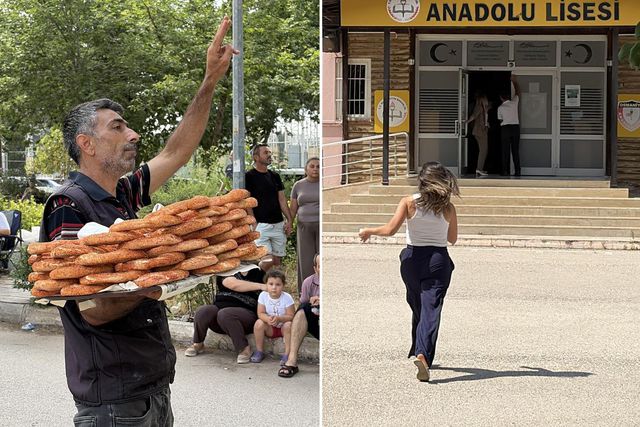 Simitçinin uyarıları yetmedi! Saniyelerle sınava giremedi