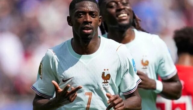 Ousmane Dembele, 33 dakikada hat-trick yaptı