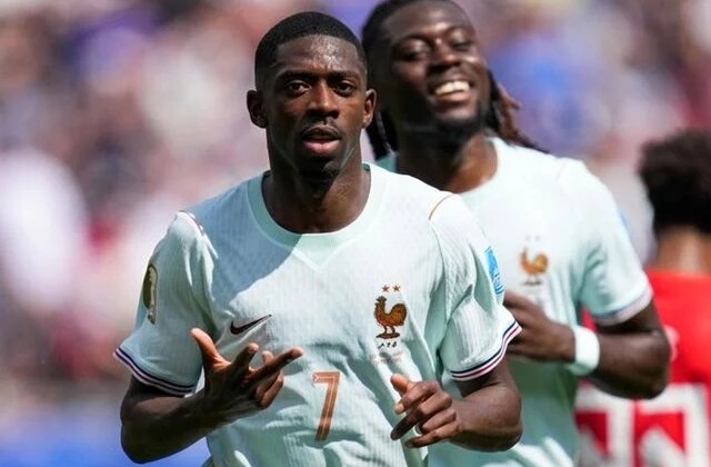 Ousmane Dembele, 33 dakikada hat-trick yaptı