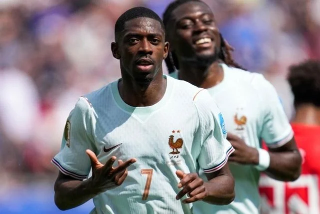 Ousmane Dembele, 33 dakikada hat-trick yaptı
