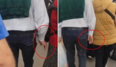 Pazarda sapık var! Yaşlı adam gördüğü her kadını taciz etti