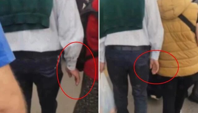 Pazarda sapık var! Yaşlı adam gördüğü her kadını taciz etti