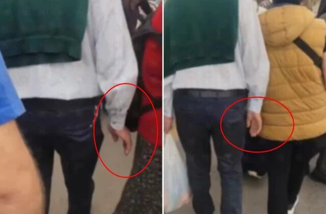 Pazarda sapık var! Yaşlı adam gördüğü her kadını taciz etti